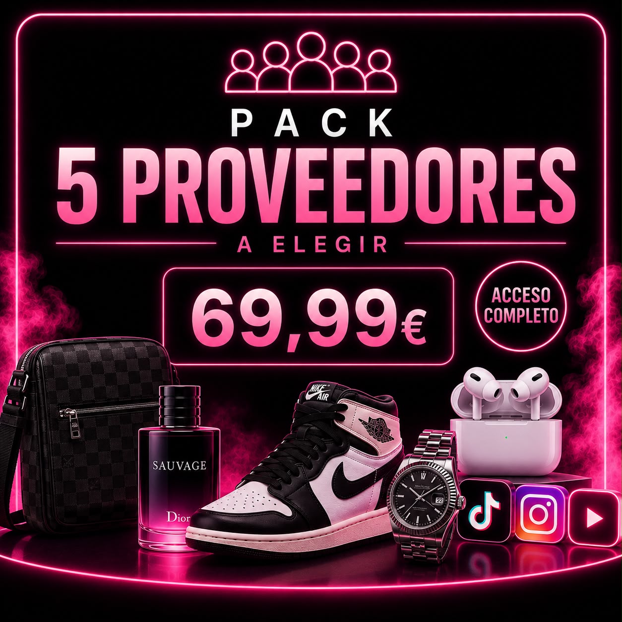 💎 PACK 5 PROVEEDORES
