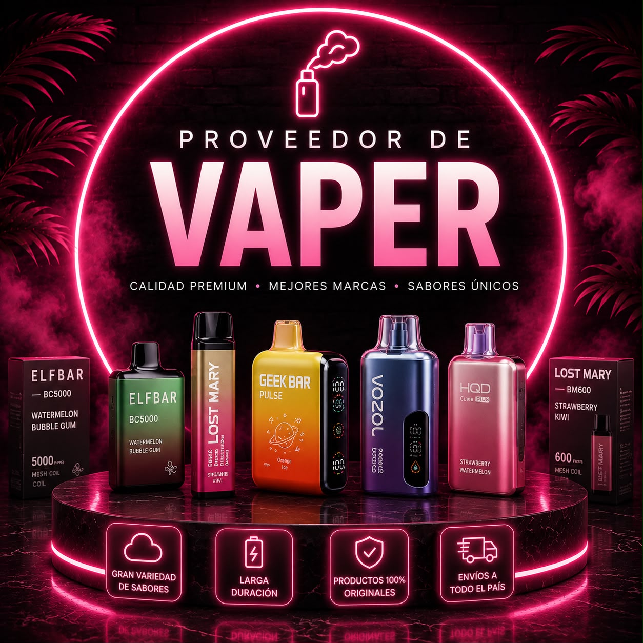 💨 PROVEEDOR DE VAPER