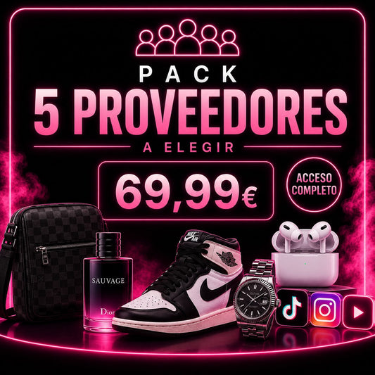 💎 PACK 5 PROVEEDORES